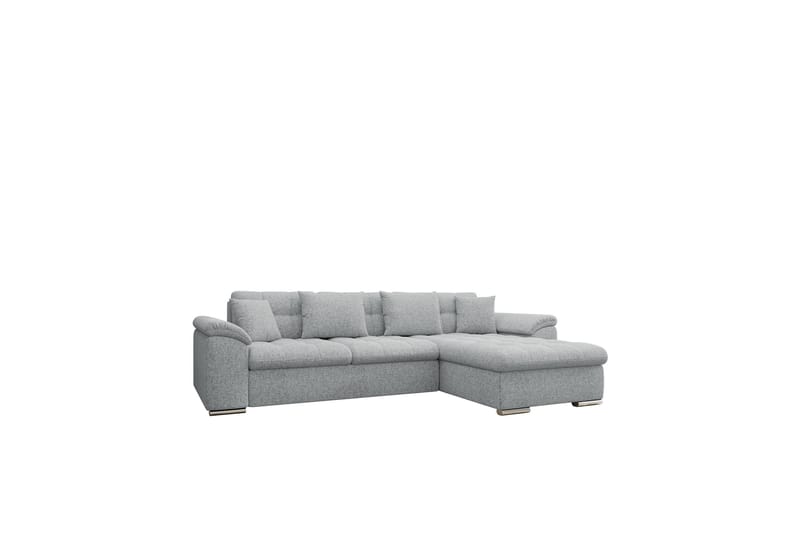 Camior Bäddsoffa med Divan 3-sits - Grå - Products - Möbler - Soffa - Bäddsoffa - Bäddsoffa divan