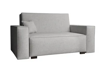 Denegal 2-sits liten bäddsoffa i Tyg - Grå - Products - Möbler - Soffa - Bäddsoffa - 2 sits bäddsoffa