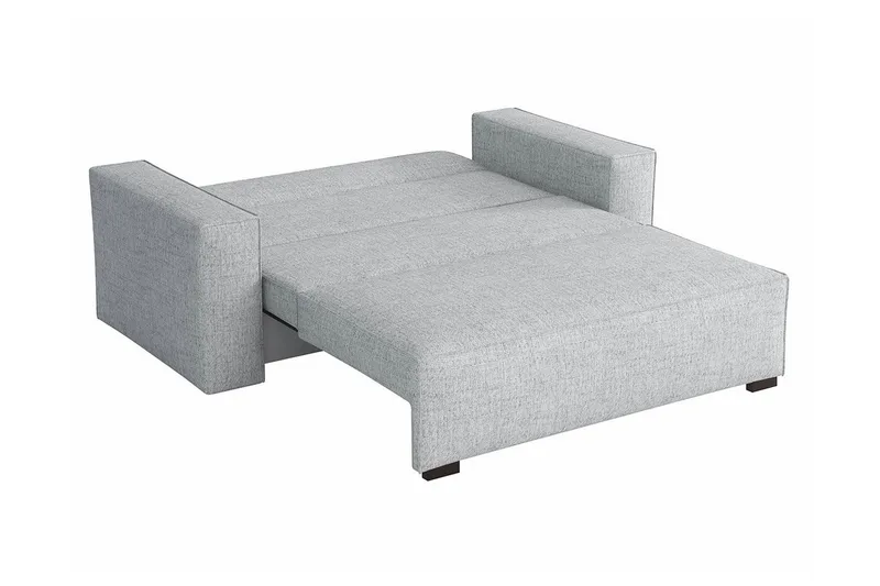 Denegal 2-sits liten bäddsoffa i Tyg - Grå - Products - Möbler - Soffa - Bäddsoffa - 2 sits bäddsoffa