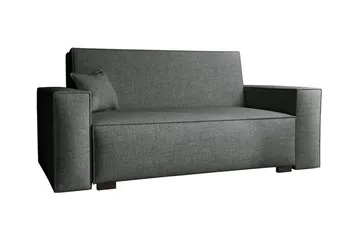 Denegal 2-sits liten bäddsoffa i Tyg - Grå - Products - Möbler - Soffa - Bäddsoffa - 2 sits bäddsoffa