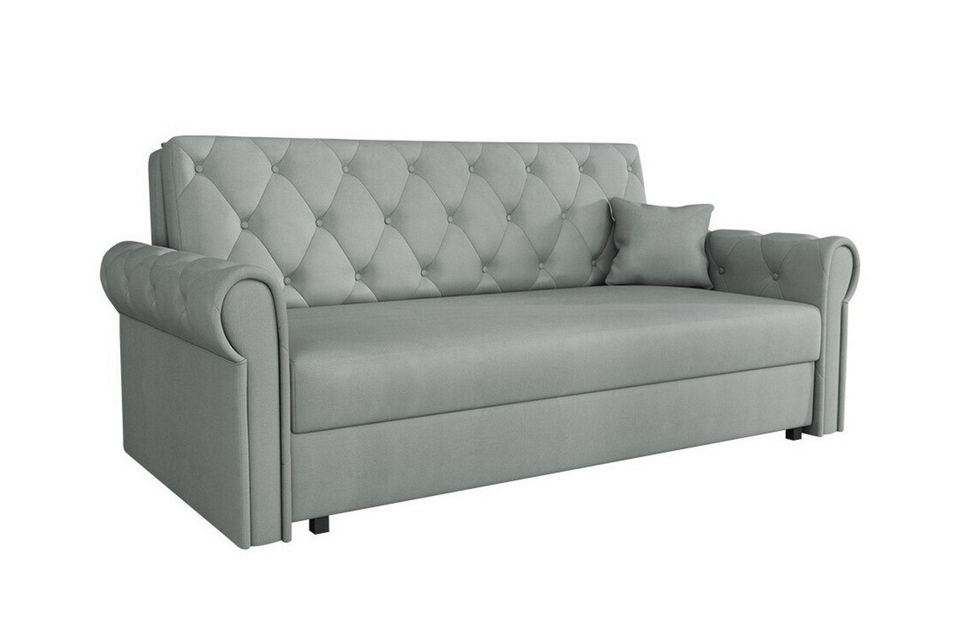 Denegal 2-sits liten bäddsoffa i Plysch