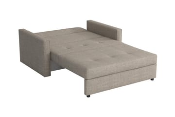 Denegal 2-sits liten bäddsoffa i Plysch - Brun - Products - Möbler - Soffa - Bäddsoffa - 2 sits bäddsoffa