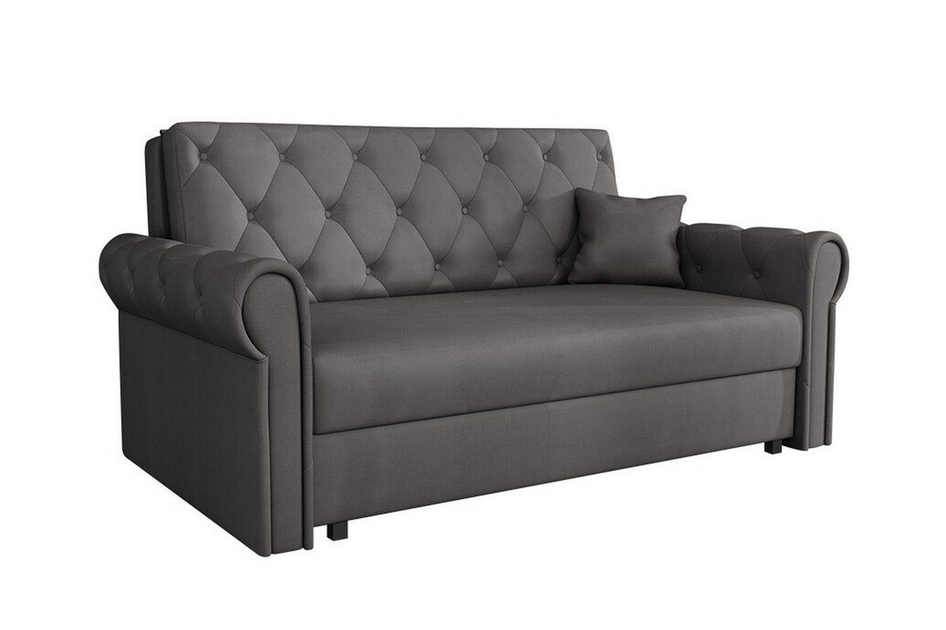 Denegal 2-sits liten bäddsoffa i Plysch