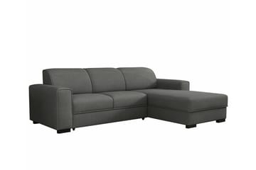 Denegal 3-sits Hörnbäddsoffa Dark grey - Products - Möbler - Soffa - Bäddsoffa - Hörnbäddsoffa