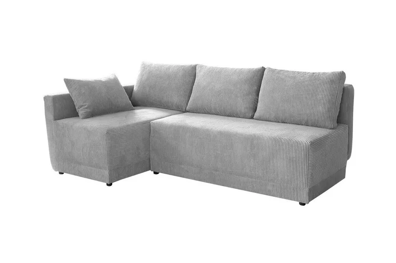 Denegal 3-sits Hörnbäddsoffa Ljusgrå