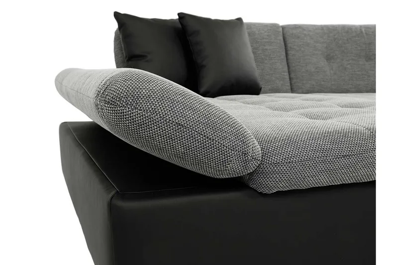 Dewitt 3-sits Bäddsoffa - Grå - Products - Möbler - Soffa - Bäddsoffa - U bäddsoffa