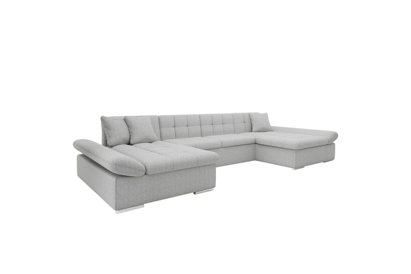 Dewitt Bäddsoffa Dubbeldivan 5-sits - Grå - Products - Möbler - Soffa - Bäddsoffa - U bäddsoffa