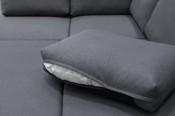 Dream hörnsoffa med bäddfunktion och förvaring - Mörkgrå - Mörkgrå - Products - Möbler - Soffa - Bäddsoffa - Hörnbäddsoffa