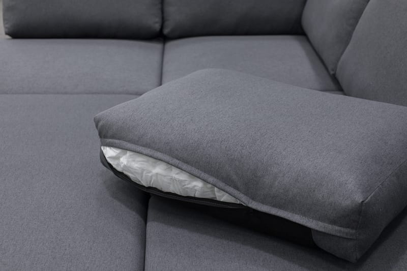 Dream hörnsoffa med bäddfunktion och förvaring - Mörkgrå - Mörkgrå - Products - Möbler - Soffa - Bäddsoffa - Hörnbäddsoffa