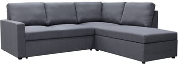 Dream hörnsoffa med bäddfunktion och förvaring - Mörkgrå - Mörkgrå - Products - Möbler - Soffa - Bäddsoffa - Hörnbäddsoffa