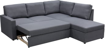 Dream hörnsoffa med bäddfunktion och förvaring - Mörkgrå - Mörkgrå - Products - Möbler - Soffa - Bäddsoffa - Hörnbäddsoffa