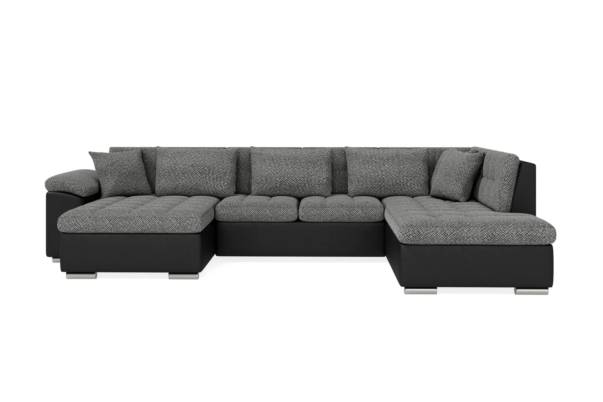 Dynir Stor Hörnbäddsoffa Divan med Förvaring Vänster