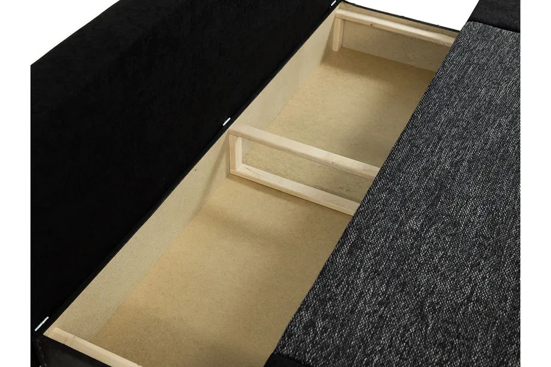 Emma Bäddsoffa 200x94x76 cm - Grå - Products - Möbler - Soffa - Bäddsoffa - 2 sits bäddsoffa