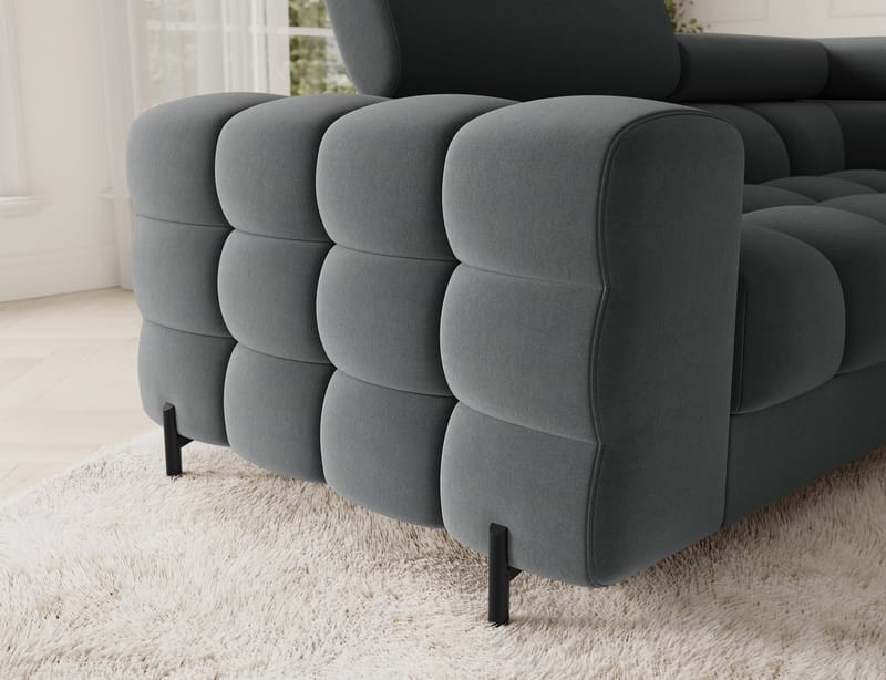 Fectory 6-sits Bubblig Hörnbäddsoffa med Schäslong och förvaring Höger - Sola 06 - Products - Möbler - Soffa - Bäddsoffa - Hörnbäddsoffa