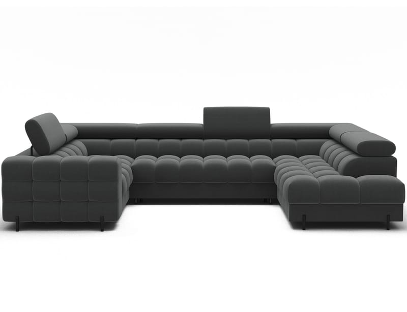 Fectory 6-sits Bubblig Hörnbäddsoffa med Schäslong och förvaring Höger - Sola 06 - Products - Möbler - Soffa - Bäddsoffa - Hörnbäddsoffa