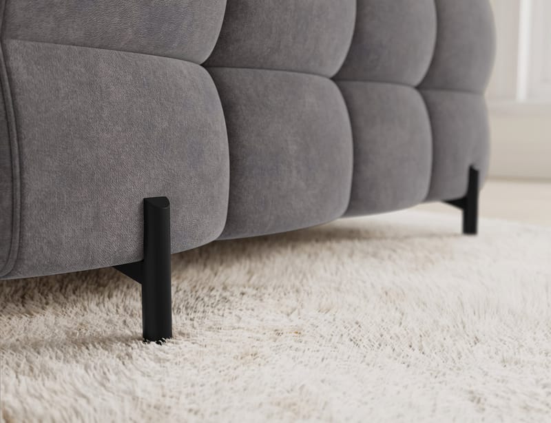 Fectory 6-sits Bubblig Hörnbäddsoffa med Schäslong och förvaring Vänster - Aura 04 - Products - Möbler - Soffa - Bäddsoffa - Hörnbäddsoffa