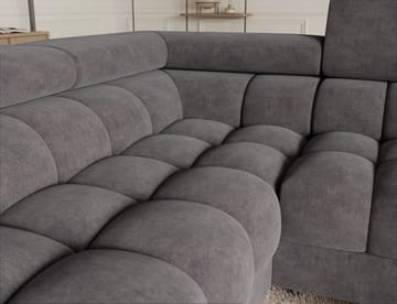 Fectory 6-sits Bubblig Hörnbäddsoffa med Schäslong och förvaring Vänster - Aura 04 - Products - Möbler - Soffa - Bäddsoffa - Hörnbäddsoffa