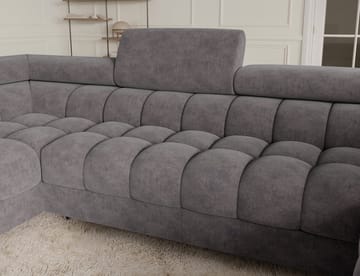 Fectory 6-sits Bubblig Hörnbäddsoffa med Schäslong och förvaring Vänster - Aura 04 - Products - Möbler - Soffa - Bäddsoffa - Hörnbäddsoffa