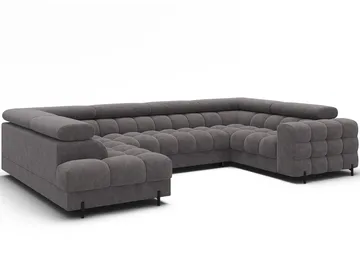Fectory 6-sits Bubblig Hörnbäddsoffa med Schäslong och förvaring Vänster - Aura 04 - Products - Möbler - Soffa - Bäddsoffa - Hörnbäddsoffa