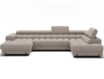 Feraria 6-sits Bubblig Bäddsoffa med Divan och Schäslong förvaring Höger - Royal 18 - Products - Möbler - Soffa - Bäddsoffa - Hörnbäddsoffa