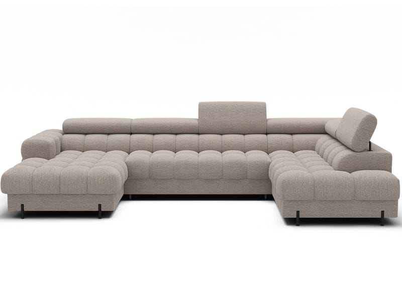 Feraria 6-sits Bubblig Bäddsoffa med Divan och Schäslong förvaring Höger - Royal 18 - Products - Möbler - Soffa - Bäddsoffa - Hörnbäddsoffa