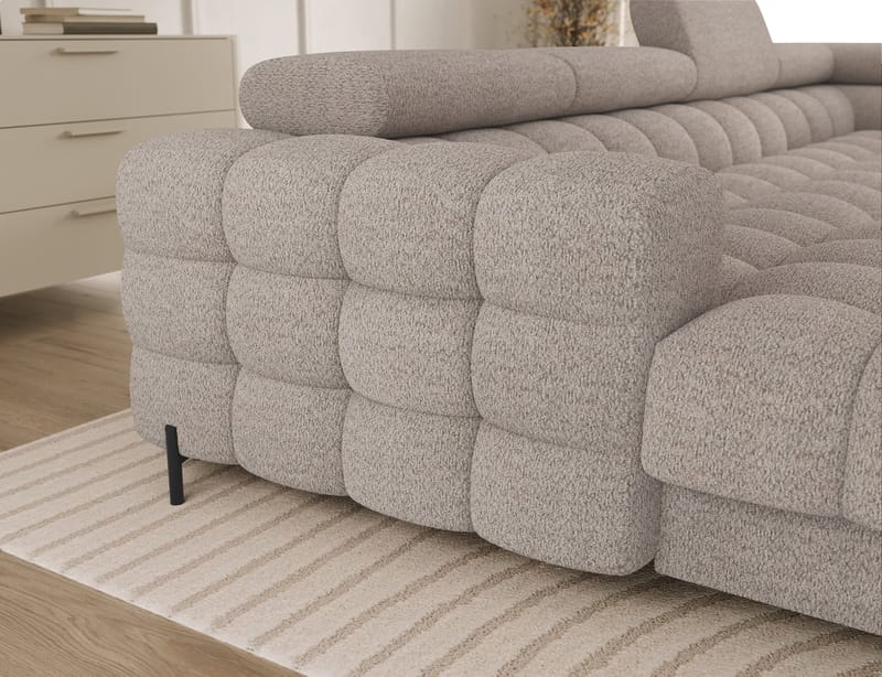 Feraria 6-sits Bubblig Bäddsoffa med Divan och Schäslong förvaring Höger - Royal 18 - Products - Möbler - Soffa - Bäddsoffa - Hörnbäddsoffa
