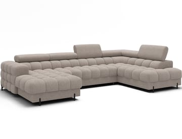Feraria 6-sits Bubblig Bäddsoffa med Divan och Schäslong förvaring Höger - Royal 18 - Products - Möbler - Soffa - Bäddsoffa - Hörnbäddsoffa