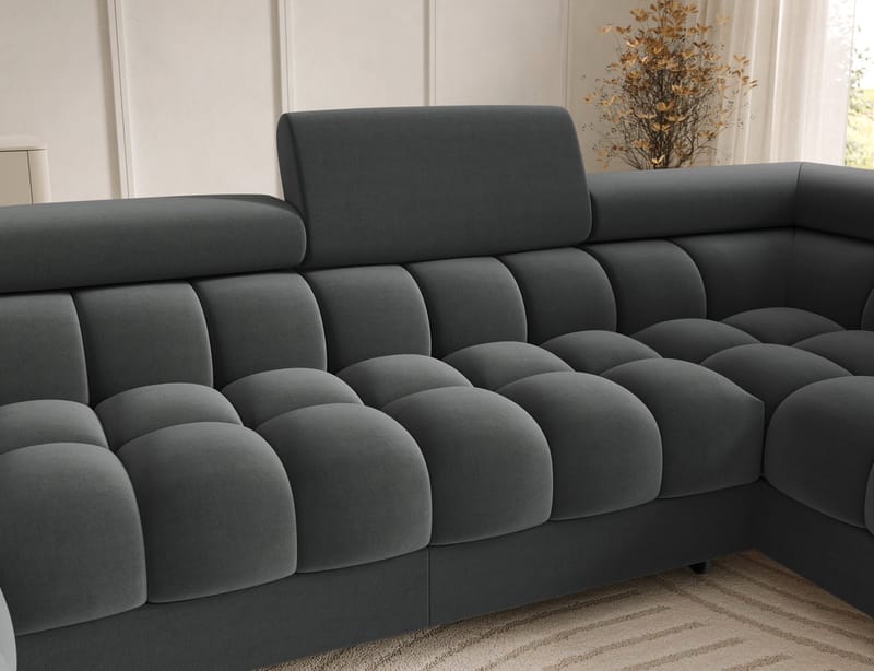 Feraria 6-sits Bubblig Bäddsoffa med Divan och Schäslong förvaring Höger - Sola 06 - Products - Möbler - Soffa - Bäddsoffa - Hörnbäddsoffa