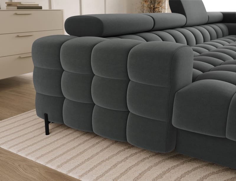 Feraria 6-sits Bubblig Bäddsoffa med Divan och Schäslong förvaring Höger - Sola 06 - Products - Möbler - Soffa - Bäddsoffa - Hörnbäddsoffa