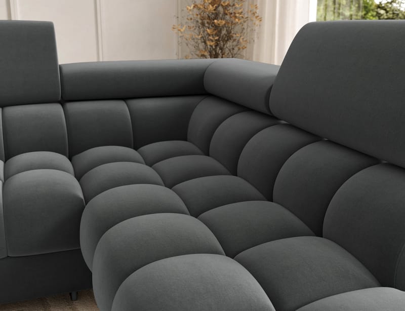 Feraria 6-sits Bubblig Bäddsoffa med Divan och Schäslong förvaring Höger - Sola 06 - Products - Möbler - Soffa - Bäddsoffa - Hörnbäddsoffa