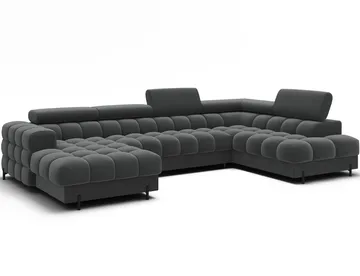 Feraria 6-sits Bubblig Bäddsoffa med Divan och Schäslong förvaring Höger - Sola 06 - Products - Möbler - Soffa - Bäddsoffa - Hörnbäddsoffa