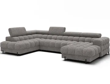 Feraria 6-sits Bubblig Bäddsoffa med Divan och Schäslong förvaring Vänster - Pellerito 20 - Products - Möbler - Soffa - Bäddsoffa - Hörnbäddsoffa