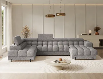 Feraria 6-sits Bubblig Bäddsoffa med Divan och Schäslong förvaring Vänster - Pellerito 20 - Products - Möbler - Soffa - Bäddsoffa - Hörnbäddsoffa