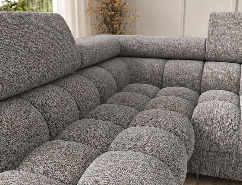 Feraria 6-sits Bubblig Bäddsoffa med Divan och Schäslong förvaring Vänster - Pellerito 20 - Products - Möbler - Soffa - Bäddsoffa - Hörnbäddsoffa