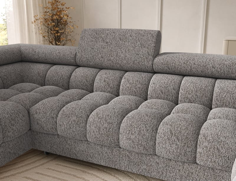 Feraria 6-sits Bubblig Bäddsoffa med Divan och Schäslong förvaring Vänster - Pellerito 20 - Products - Möbler - Soffa - Bäddsoffa - Hörnbäddsoffa