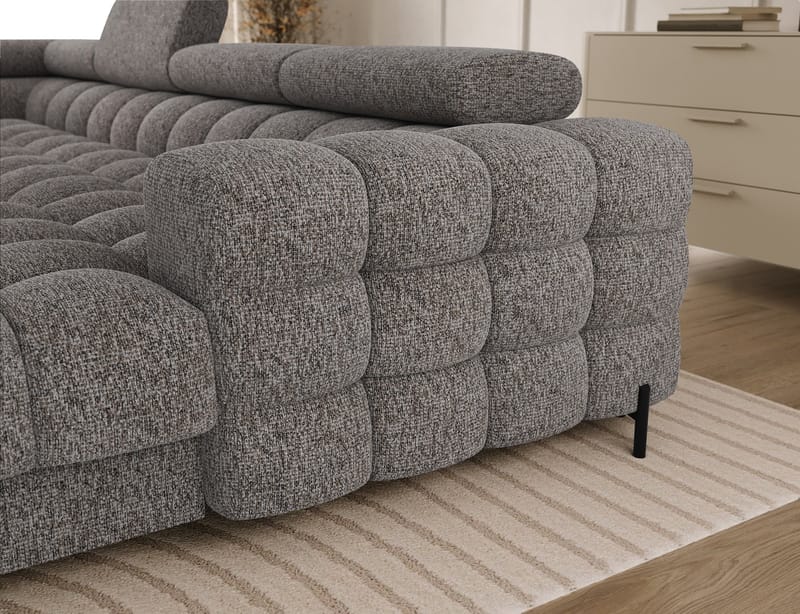 Feraria 6-sits Bubblig Bäddsoffa med Divan och Schäslong förvaring Vänster - Pellerito 20 - Products - Möbler - Soffa - Bäddsoffa - Hörnbäddsoffa