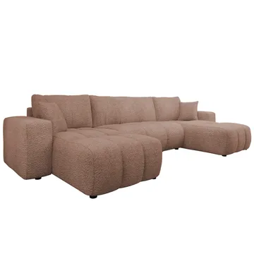 Flo Bäddsoffa Dubbeldivan 4-sits - Vit - Products - Möbler - Soffa - Bäddsoffa - U bäddsoffa