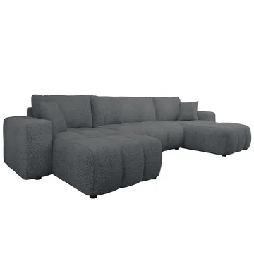 Flo Bäddsoffa Dubbeldivan 4-sits - Vit - Products - Möbler - Soffa - Bäddsoffa - U bäddsoffa