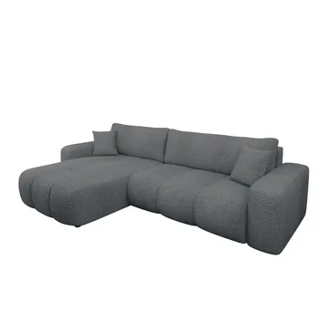 Flo Bäddsoffa med Divan 3-sits - Grå - Products - Möbler - Soffa - Bäddsoffa - Bäddsoffa divan