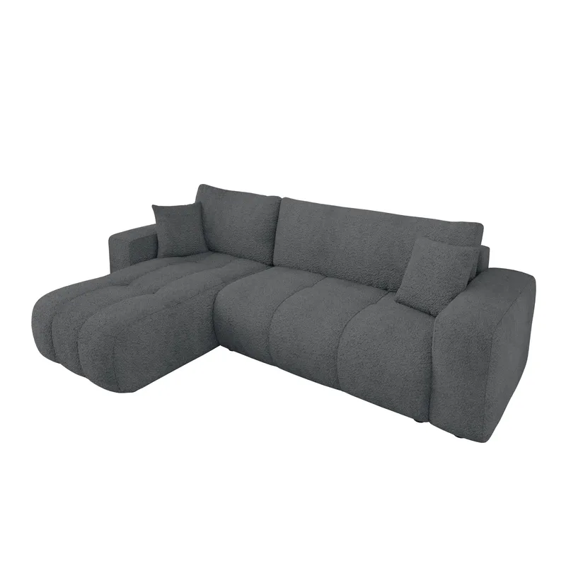 Flo Bäddsoffa med Divan 3-sits - Grå - Products - Möbler - Soffa - Bäddsoffa - Bäddsoffa divan