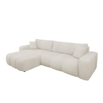 Flo Bäddsoffa med Divan 3-sits - Vit - Products - Möbler - Soffa - Bäddsoffa - Bäddsoffa divan