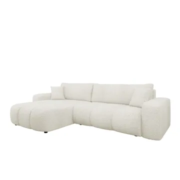 Flo Bäddsoffa med Divan 3-sits - Vit - Products - Möbler - Soffa - Bäddsoffa - Bäddsoffa divan