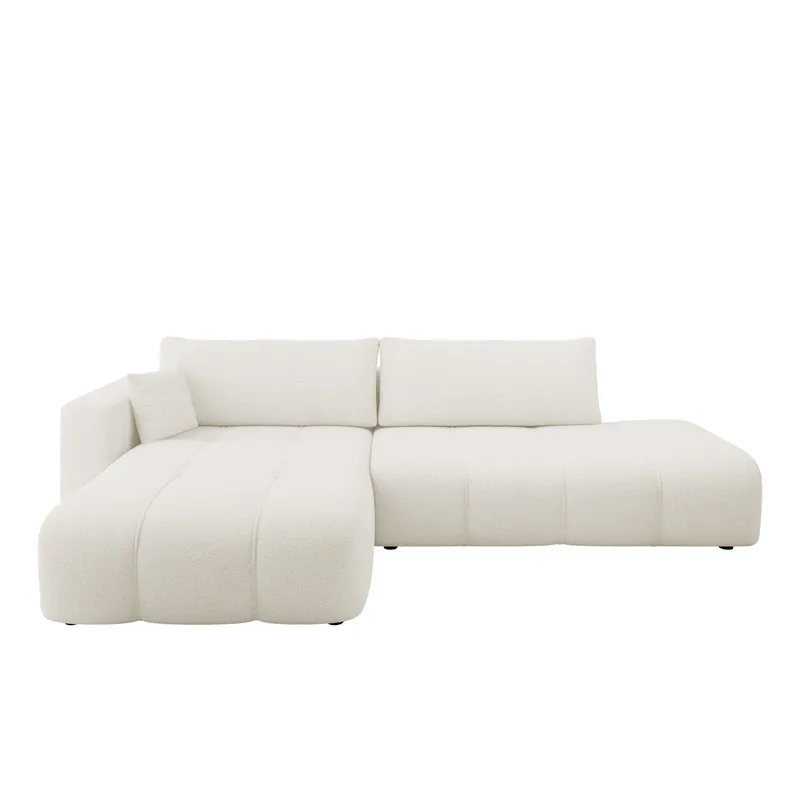 Flo Bäddsoffa med Divan 4-sits - Vit - Products - Möbler - Soffa - Bäddsoffa - Bäddsoffa divan
