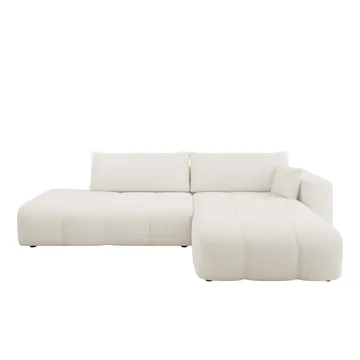 Flo Bäddsoffa med Divan 4-sits - Vit - Products - Möbler - Soffa - Bäddsoffa - Bäddsoffa divan