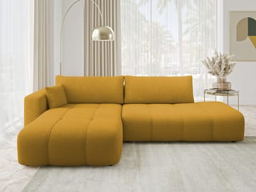 Flo Bäddsoffa med Divan 4-sits - Vit - Products - Möbler - Soffa - Bäddsoffa - Bäddsoffa divan