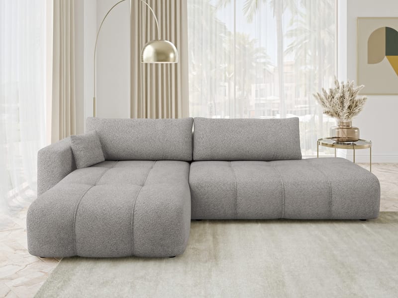 Flo Bäddsoffa med Divan 4-sits - Vit - Products - Möbler - Soffa - Bäddsoffa - Bäddsoffa divan
