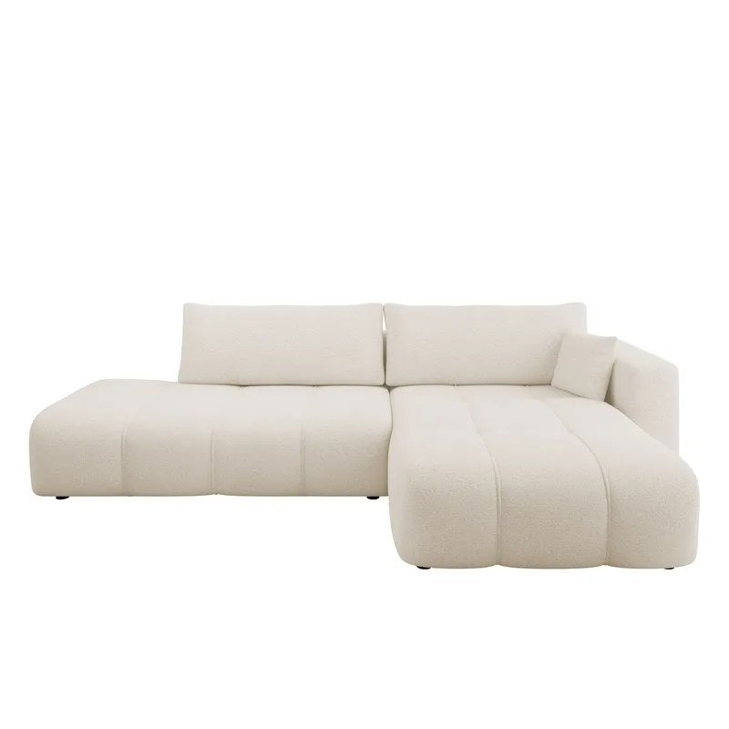 Flo Bäddsoffa med Divan 4-sits - Vit - Products - Möbler - Soffa - Bäddsoffa - Bäddsoffa divan