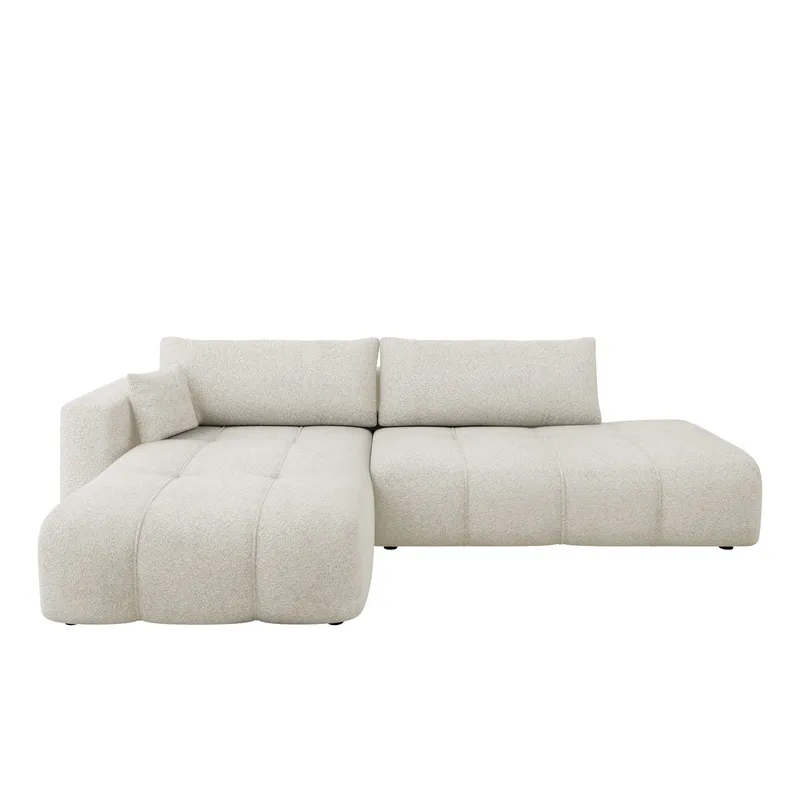 Flo Bäddsoffa med Divan 4-sits - Vit - Products - Möbler - Soffa - Bäddsoffa - Bäddsoffa divan