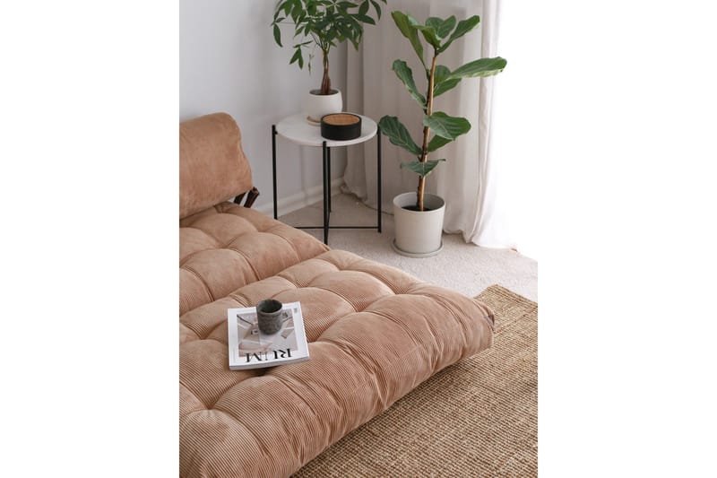 Foldy Bäddfåtölj Camel - Camel - Products - Möbler - Soffa - Bäddsoffa - 2 sits bäddsoffa