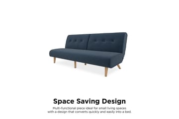 Palm Springs Futon Blå - Novogratz - Products - Möbler - Soffa - Bäddsoffa - Futon - Futon soffa